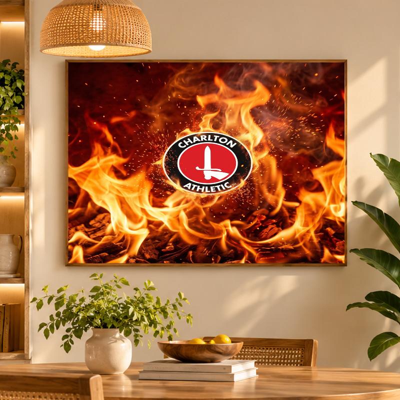 5D Diamond Painting Charlton Athletic FC DIY Full Drill Diamond Art Kit Home Decoration