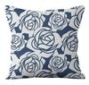 New Navy Blue Geometric Linen Pillows Cover Modern Fashion Nordic Couch Simple Cushion Cover Livingroom Decor Throw Pillows CaseYMD-,(8)