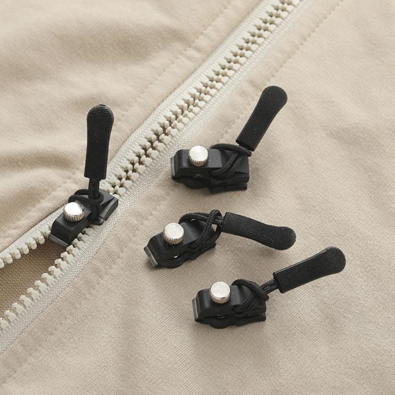3 Pcs Zips Repair Set Zippers Replacement Set Three Size Zippers Repair Kits Easy To Install for Jackets Suitcase