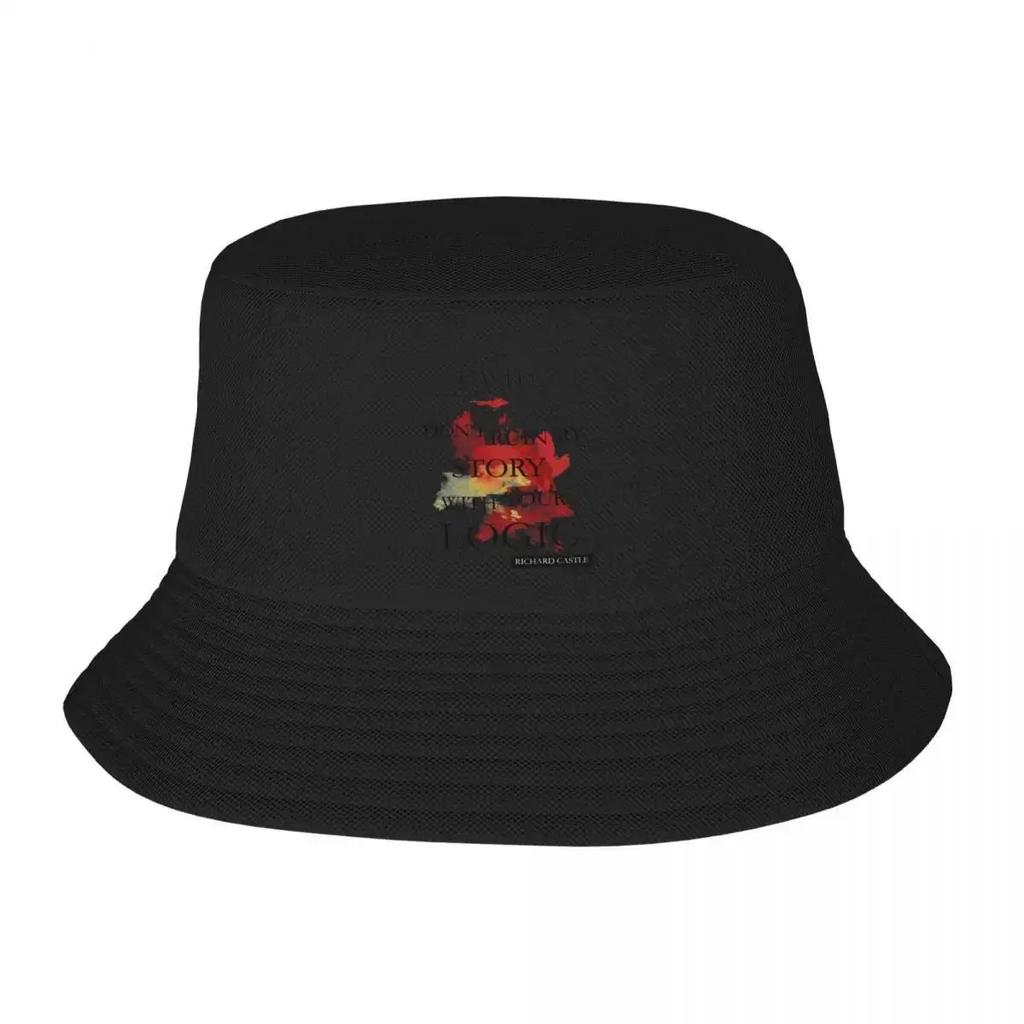 New Castle quotDont Ruin My Story With Your Logicquot Bucket Hat Hat Unisex Luxury Beach Outing Womens Wear Unisexs