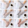 Sunscreen Gloves Lace Style Ice Silk Thin Mesh Breathable Sun Block Elegant Women Mittens Summer Accessories Costumes Supplies