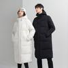Men's Down Jacket Long  Winter New Thickened Coat Couple Clothes