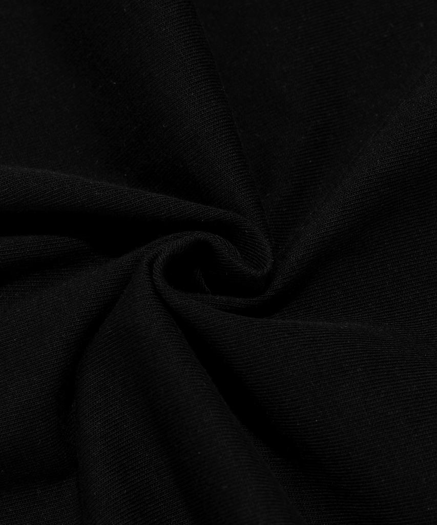 ROIDESROIS Silket Layered Short Sleeve T-Shirt (Black)