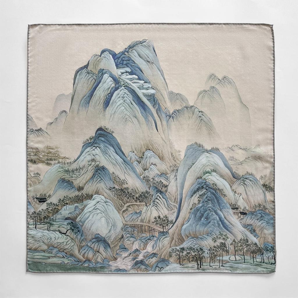 18% Silk 82% Wool Scarf Women Pashmina Double sided Foulard Female Bandana Twill Scarves Hijab Shawl Wraps Square Headkerchief