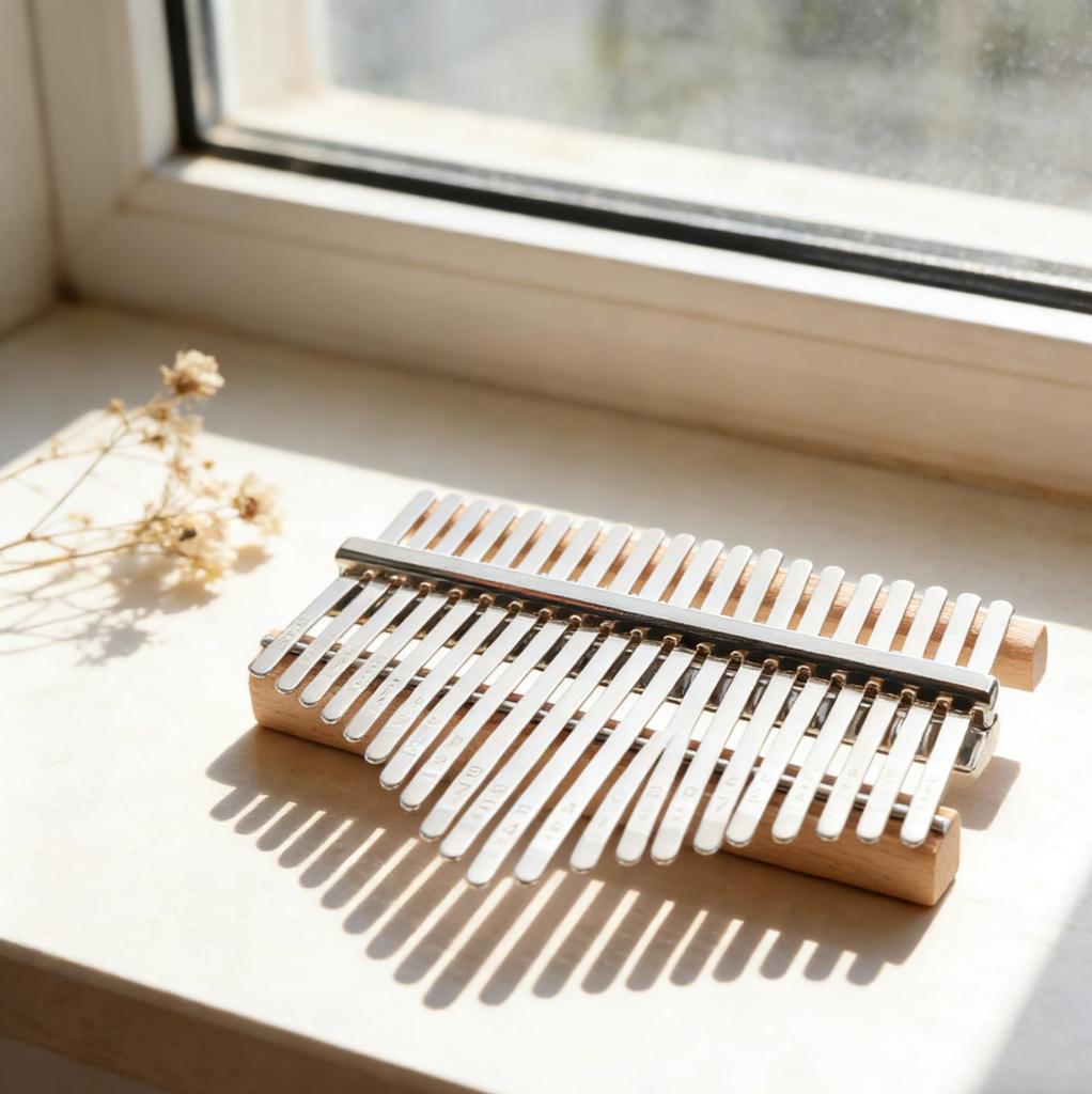WESIEVYA Kalimba Key Replacement Set 21 Keys DIY Thumb Piano Accessories Compact 12.8cm Lightweight 118g