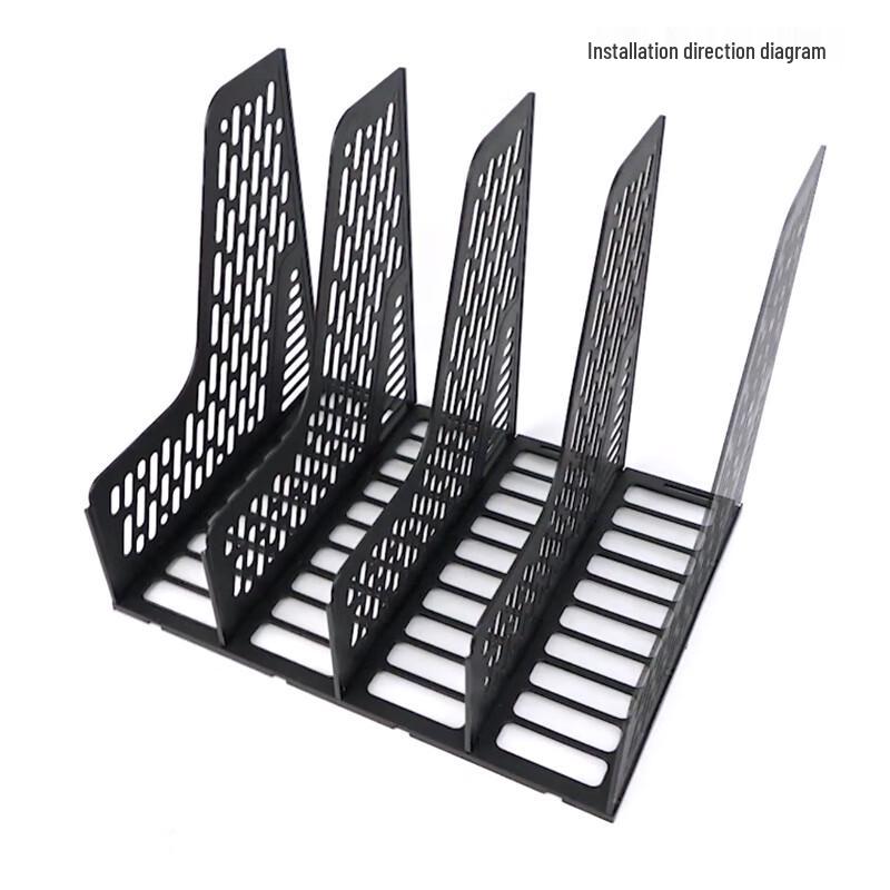 JY 4-Column Hollow Desktop File Organizer