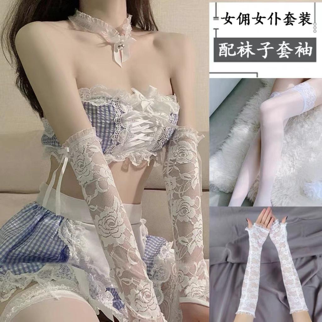 Sex Lingerie Sexy Lace Maid Uniform Suit Seduction Passion Sweet Wind Maid Character Model