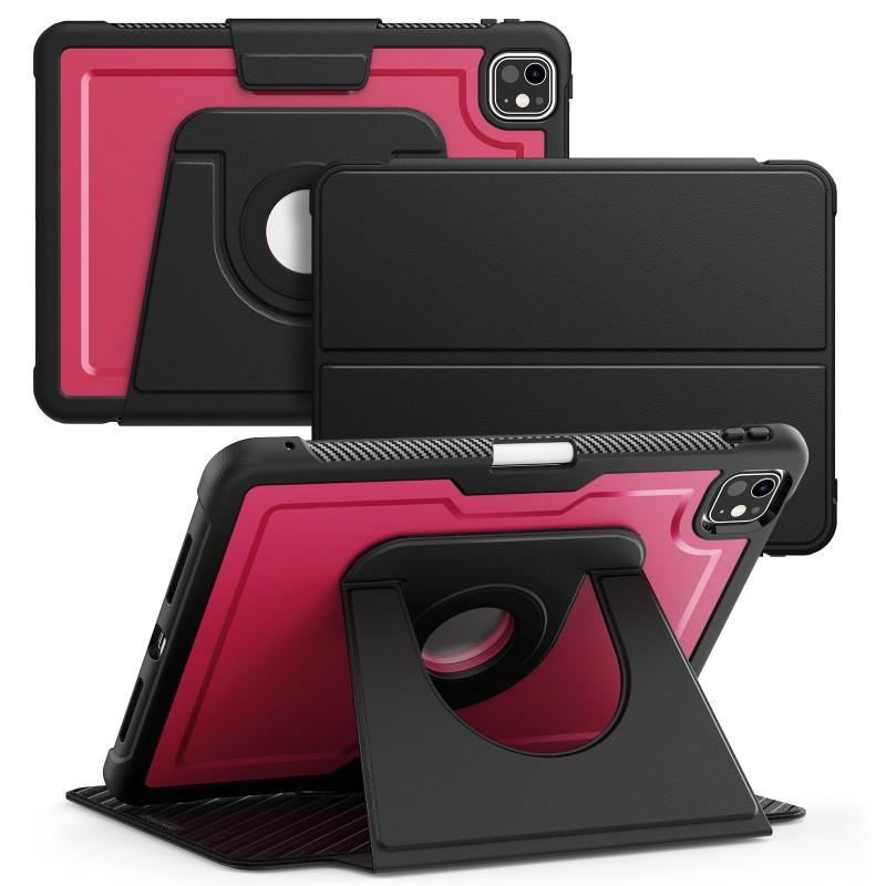 360 Rotating Case IPad Pro 11 Air 6/5 10.2 9th Gen With Pencil Holder Anti-Bend