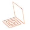 10Pcs Square Table Number Holders Silver/ Rose Gold/ Gold Business Card Organizer  Desktop Display