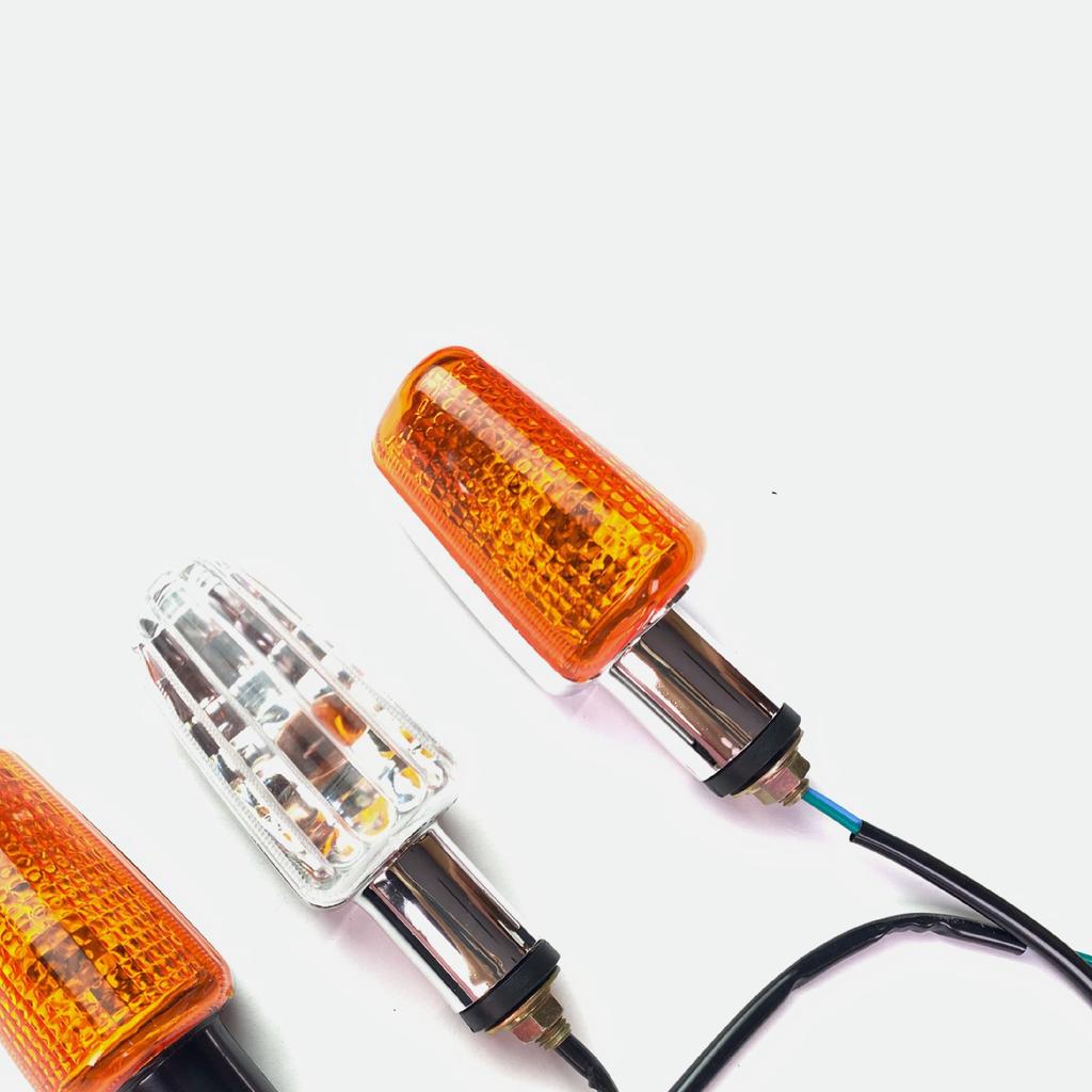 Motorcycle Turn Signal Light 12v Waterproof Amber Flasher Indicator Blinker Rear Lights Lamp Accessories for AX100 HJ125K-2A/3