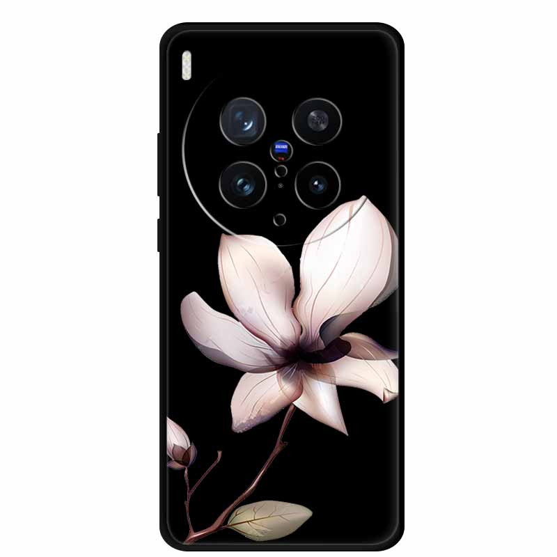 Black Silicone Case For Vivo X300 Pro 2025 Case Cartoon Cat Soft Back Cover For Vivo X300 5G Phone Case X 300 Pro Coque Funda