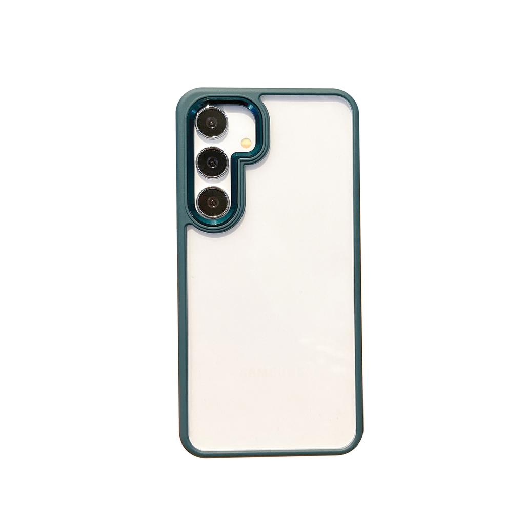 Gold Shield Suitable for Samsung S24 Ultra Mobile Phone Case S24 High Transparency Anti Fall Metal Lens Ring S24plus Protective Case