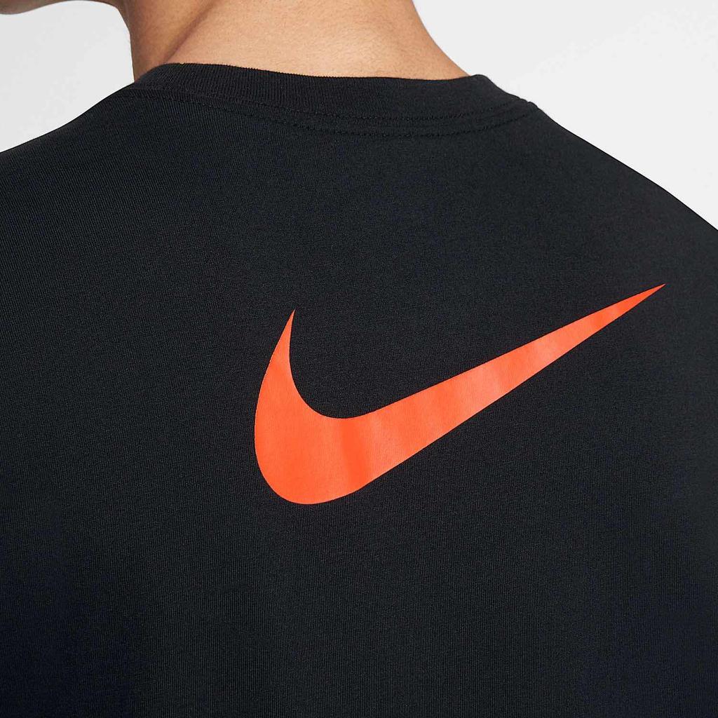 Nike Sports Lifestyle Series High-Performance Basketball Round Neck Breathable Fashion Sports Short Sleeve T-Shirt Men Tops Black CI9084-010