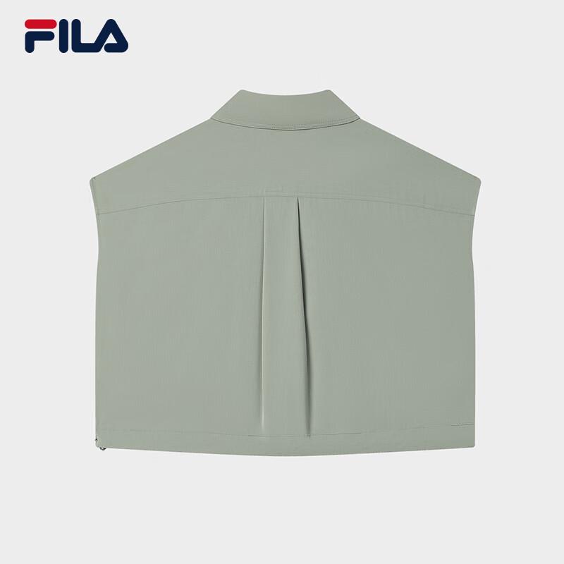 FILA Women's Fashion Casual Loose Short Woven Vest