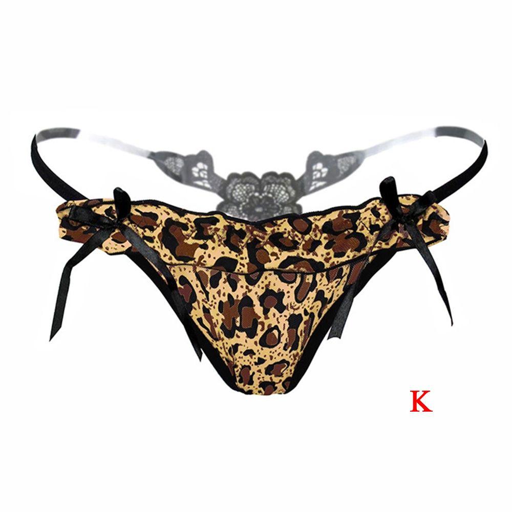 Female Women Sexy Pearl Massage Lace Thong G-stings Panties Lingerie T-back Panties Underwear