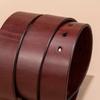 New Men's Leather Pin Buckle Belt Fashion Casual First Layer Cowhide Belt