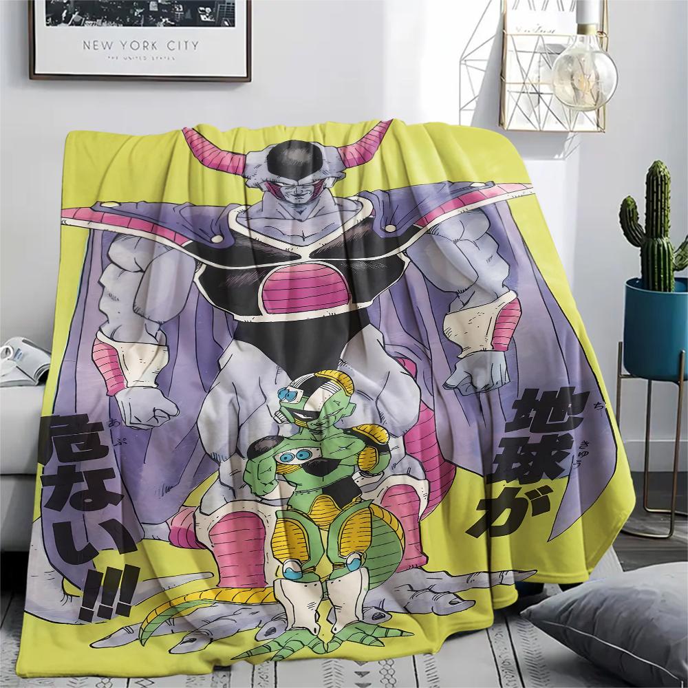 Dragon Ball veikėjo spaudinio flanelinis pledas Aukštos kokybės Patogus visais metų laikais Namų dekoras Šiluma ir jaukumas Puikiai tinka Kalėdų dovanoms