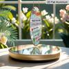 2D Flat, 1pc 7.87x7.87 Inch Round French Aluminum Sign, Vintage Decorative Plaque for "Pool Rules", "Summer Relaxation" Decorative Plaque, Suitable