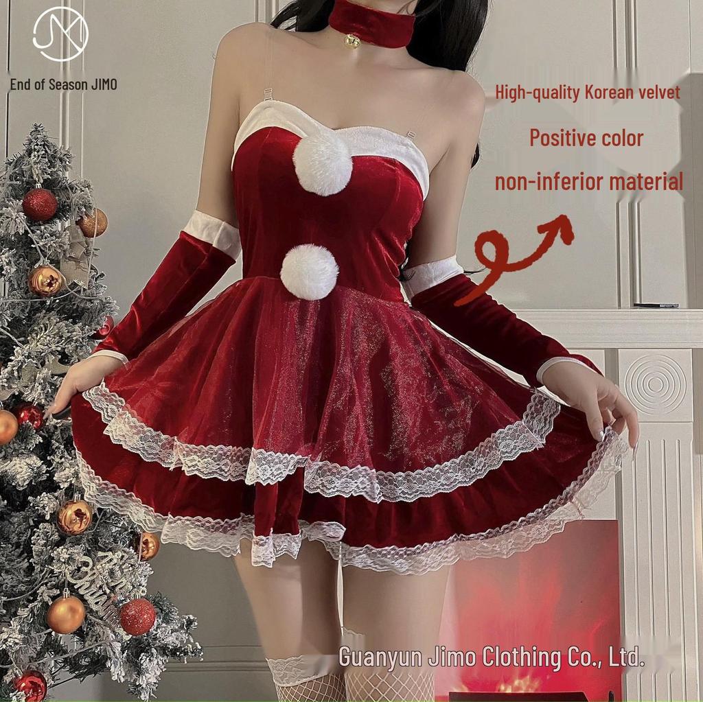 Velvet Bunny Girl Role Play Lingerie for Year-End & New Year's Eve.