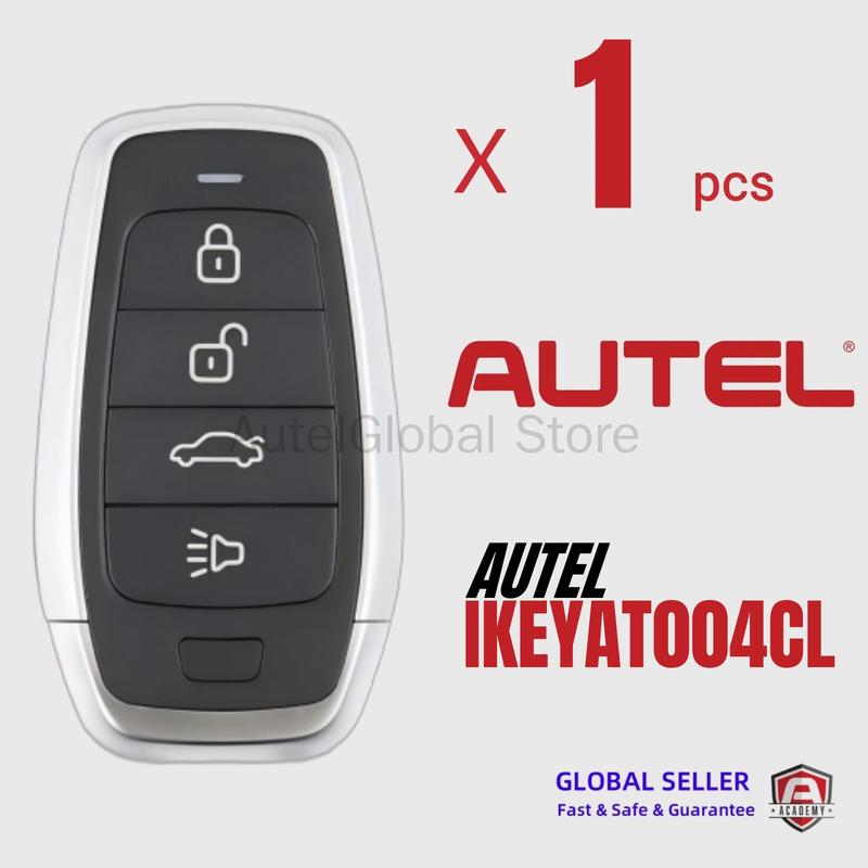 1PCS Autel IKEYAT004CL AT004CL Universal Smart Remote Key 4 Buttons AUTEL SMART KEY For Autel Smart Key For KM100 IM508 IM608