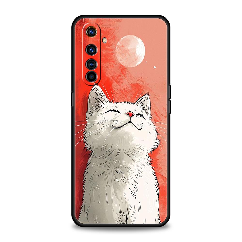 Daily Life of Cute Cats Phone Case For Realme 13 12 11 10 9 8 5G 7 C25 C35 GT5 GT3 GT2 Pro Plus For Realme GT Neo 2 3 3T 5 Cover