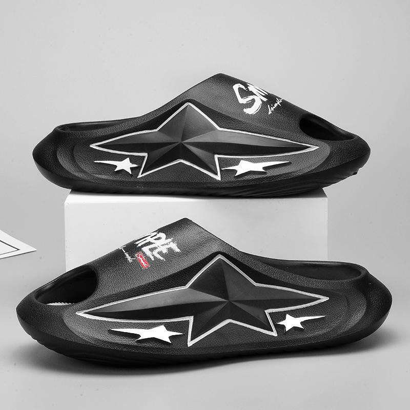 Fashion New Sale Comfortable Men's Slipper Eva Thick Bottom Sandals for Man Summer Beach Personality New Style Non-slip Mans Shoes