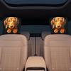Head Rest Cover For Car Funny Car Seat Full Face Cover 2 Pieces Reusable Automotive Accessories Interior Halloween Decorations