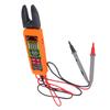 Smart Digital Clamp Meter with Flexible Coil U Shaped Jaw Color Screen Auto Ranging Multimeter AC DC Voltage Current Temperature NCV