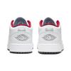 Дитячі кросівки Air Jordan 1 Low GS Білий Гімназійний Червоний Університетський-Блакитний Чорний 553560-164