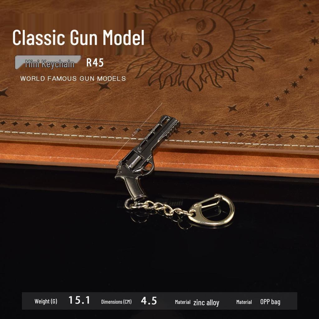 PUBG Frieden Schlüsselanhänger: Scorpion, Smith & Wesson Revolver, Luger P08, Colt, Mauser M1895 Modell