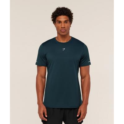 Lauf-T-Shirt Tiefes Petrolblau A3c2s Udrl