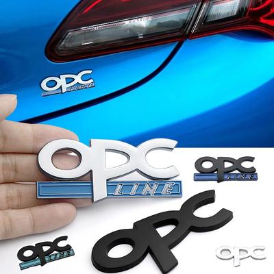 OPC Line Embleem Voorgrille Badge Achterstickers Logo Voor Opel Astra G H J K F Corsa D Zafira B Insignia Mokka Regal Accessoires