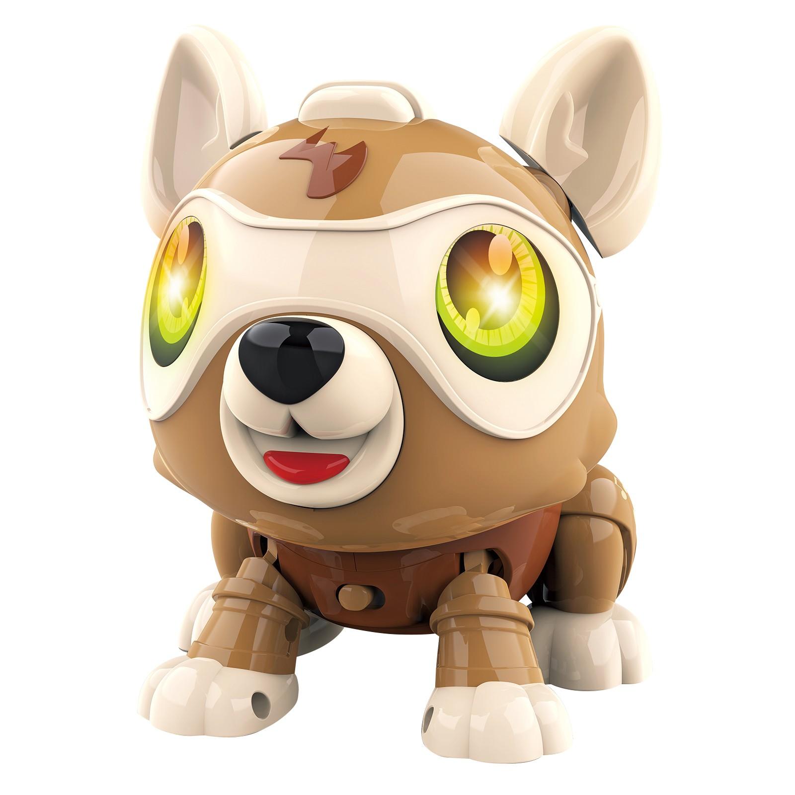 

DIY Robot Dog Electronics Pet Dog Smart Puppy реагирует на лай Touch Control коричневый