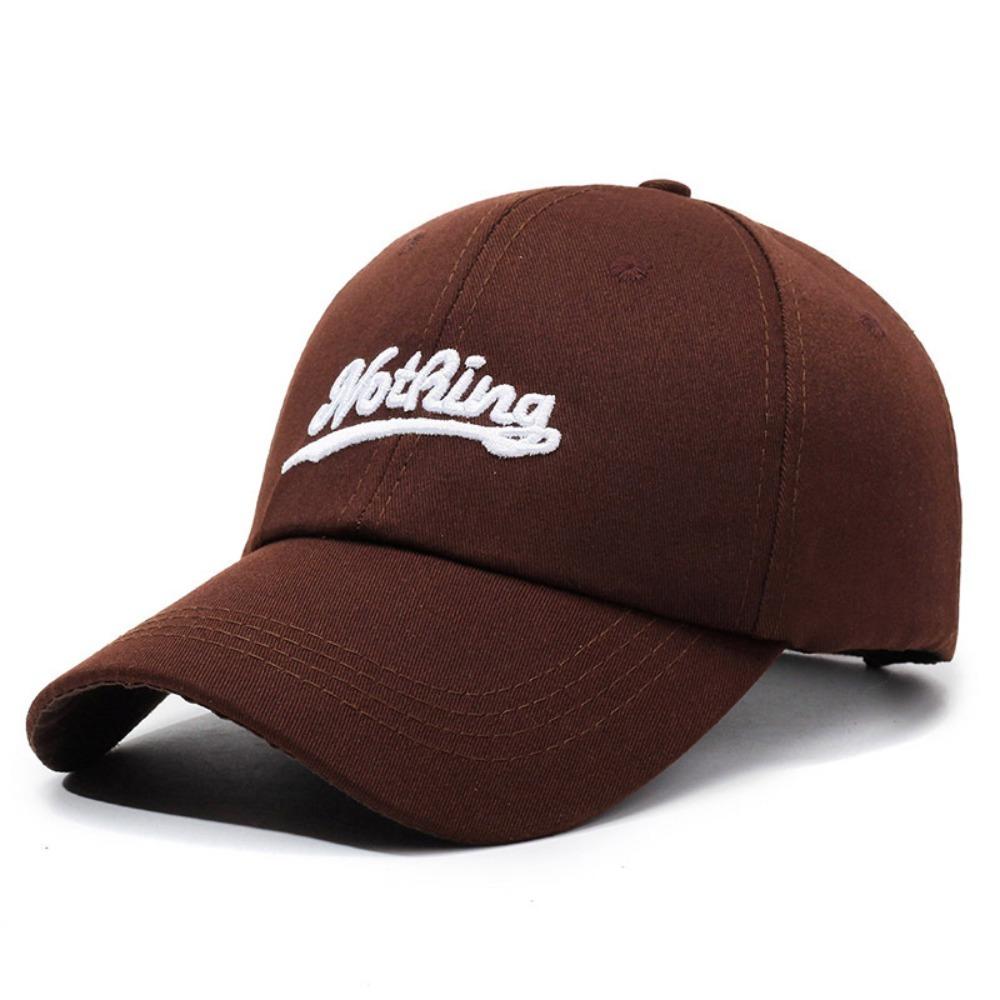 Breathable Baseball Hat Letter Embroidery Duck Tongue Cap Fashion Duckbill Cap Women Men