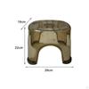 Bathroom Stool Step Lightweight Non Slip Portable Ergonomic Stable Shoe Shower Bench