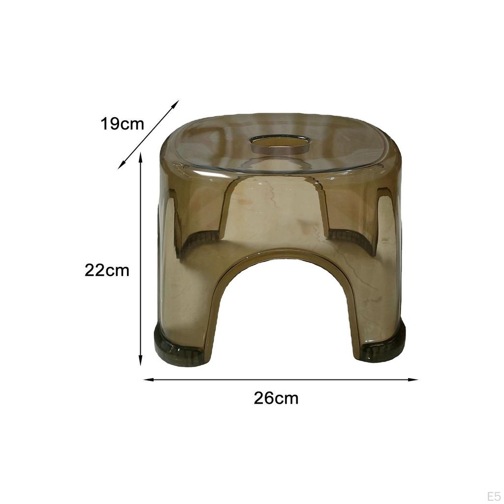 Bathroom Stool Step Lightweight Non Slip Portable Ergonomic Stable Shoe Shower Bench