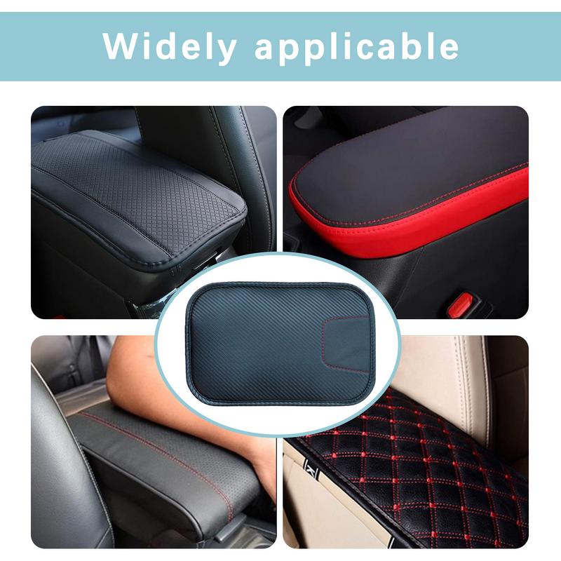 Car Arm Rest Elbow Pads Arm Rest Covering Car Wear Resistant PU Leather Waterproof Auto Center Console Pad For Arm Support
