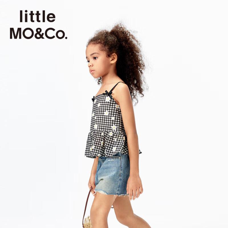 Little MO&Co. Girls  Ruffled Cotton Camisole Top 130