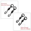 20pcs Carp Fishing Quick Change Swivels Fit Ronnie Carp Rigs Accessories Carp Flexi Spinner Hook Swivels For Carp Fish Tackle