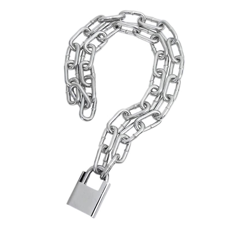 Galvanized Anti-Theft Security Chain 0.5m Length, 6mm Diameter, No Lock