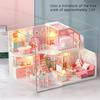 Children Assembly DIY Dollhouse Kit Doll House Kit Miniature House Building Kit Birthday Gift