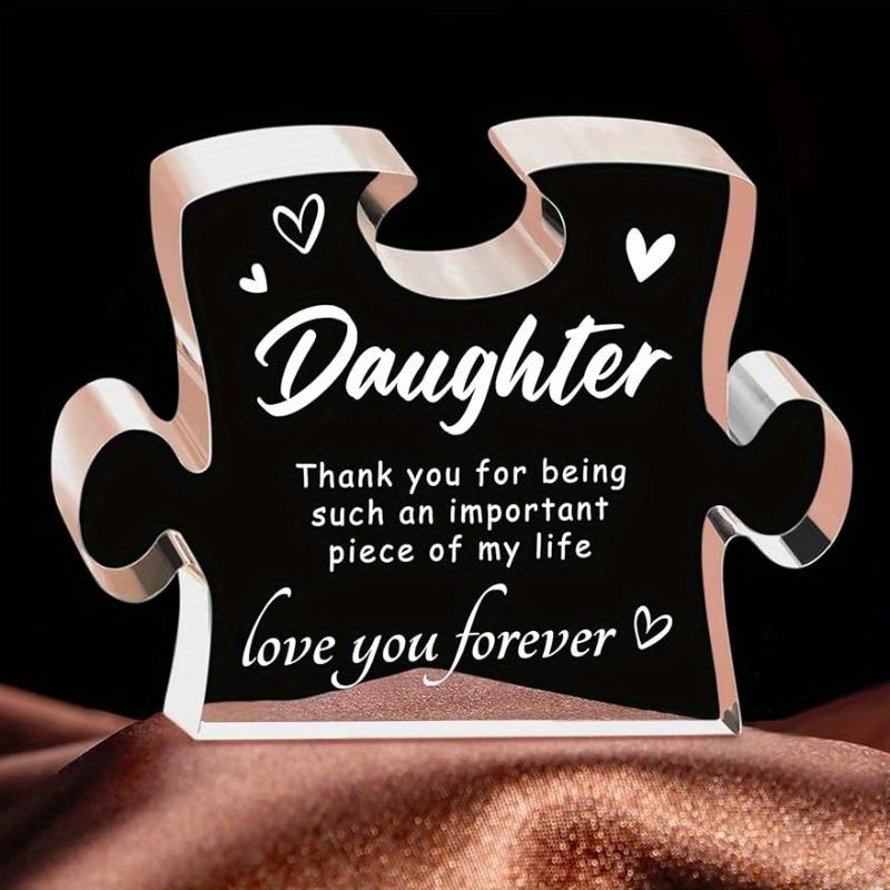 

Personalized Daughter Gift - Acrylic Keepsake for All Special Occasions чистый