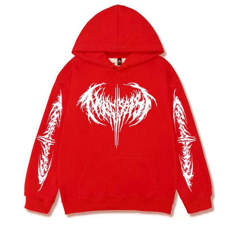 Rapper Narcissist Opium Carti Ken Carson Logo Grafická Mikina s Kapucí Pánská Dámská Harajuku Hip Hop Mikiny Módní Oversized Mikina Y2k