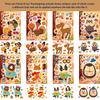 Cm2408007 Adorable Childrens Cartoon Interactive Puzzle Stickers For Thanksgiving Fun