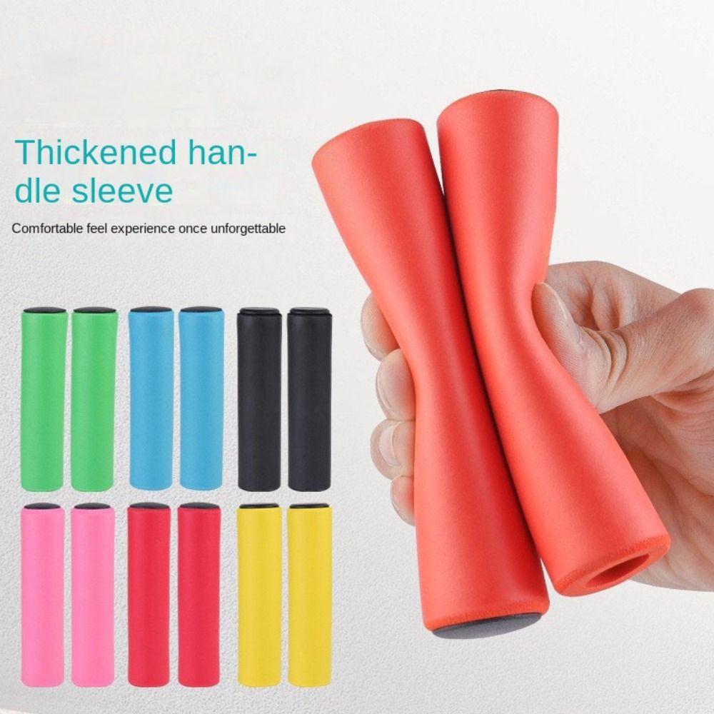 

2Pcs Anti-slip Road Bike Sponge Grips Cover Strong Support Grips Bicycle Grips Cycling Part помаранчевий