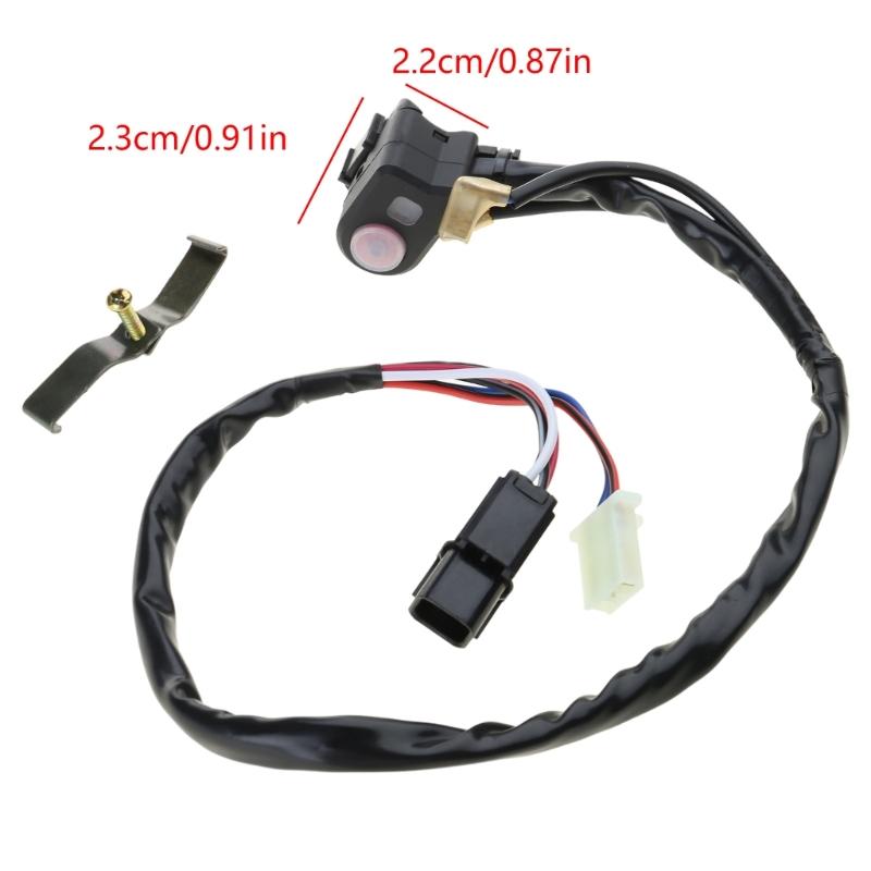 Motorcycle Universal Stop Start Kill Switch Button With Indicator Light