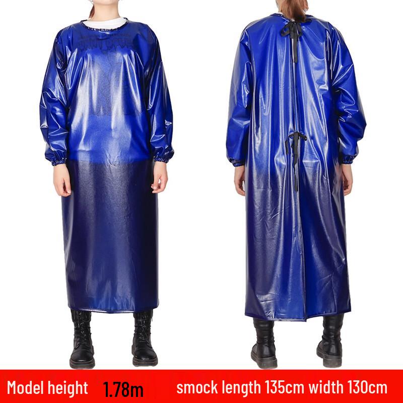 Waterproof Oil-Proof Long-Sleeve Apron