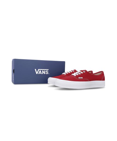 Vans Prémiové Autentické 44 LX - Závodní červená VN000EBNIZQ1