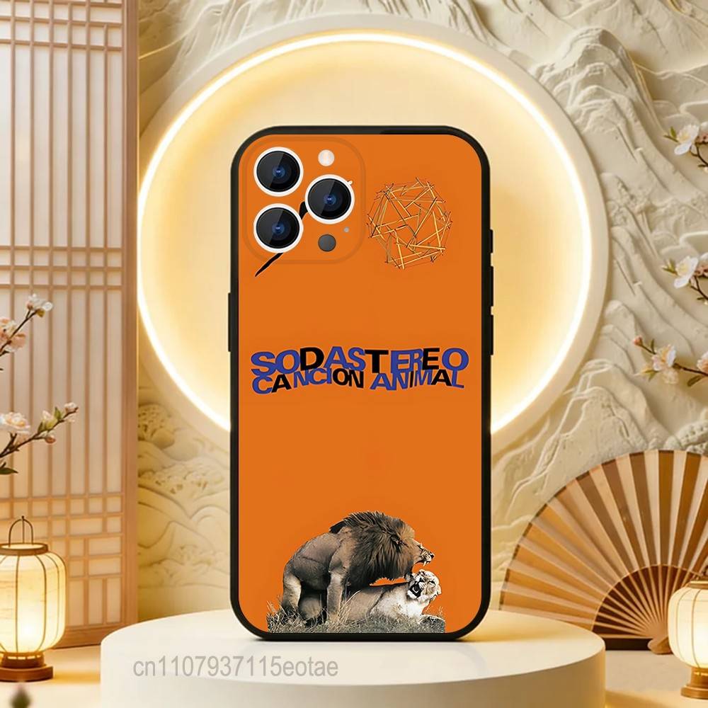 Rock Band S-Soda S-Stereo  Phone Case Silicone Soft For IPhone 16,17,15,11,13,12,14,Mini,Pro,Max,Plus,Air,E Black