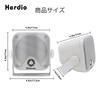 Corne audio étanche HiFi Herdio 100W pour extérieur, marine, agriculture, construction, mur de surface, haut-parleur 2 voies de 4 pouces, yachts, bateaux, véhicules,